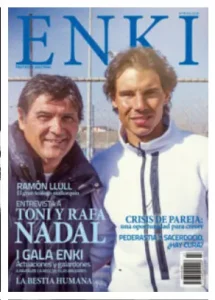 ntrevista exclusiva a Rafa Nadal en la revista científico-cultural ENKI sobre superación y psicología.