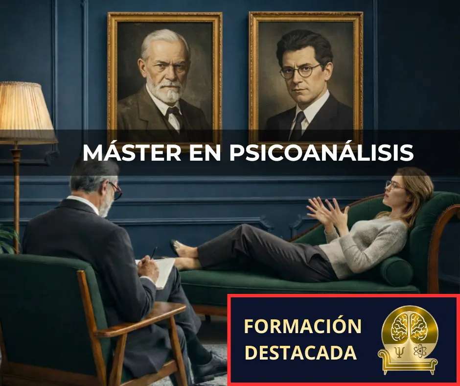 Imagen oficial del Máster en Psicoanálisis impartido por la Escuela de Psicoanálisis y Estudio de la Mente, bajo la dirección de José García Peñalver.